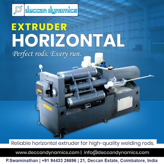 Horizontal Extruder Machine for Welding Rod Making